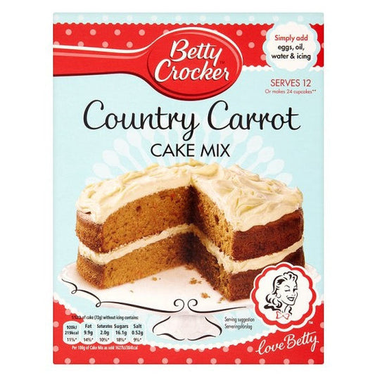 Betty Crocker Kuchenmischung Country Carrot (6 x 425g)