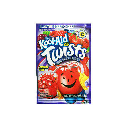 Kool-Aid Drink Mix Twists Blastin' Berry Cherry (Box of 48)