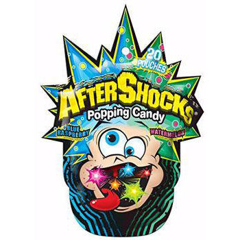 Aftershocks Popping Candy Blaue Himbeer-Wassermelone (16 x 30 g)