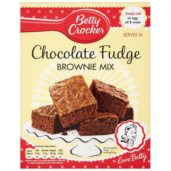 Betty Crocker Brownie Mix Schokoladenfondant (6 x 415 g)