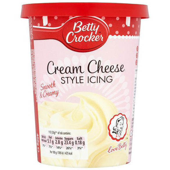 Betty Crocker Zuckerguss nach Frischkäse-Art (6 x 400 g)