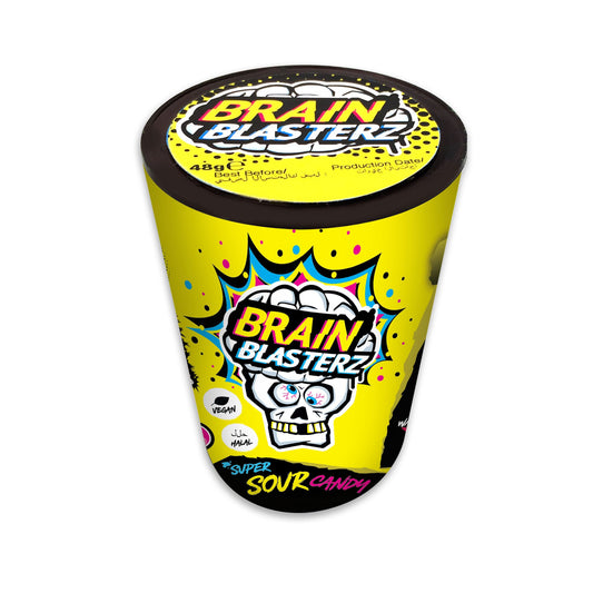 Brain Blasterz Super Sour Candy Tube (10 x 38 g)