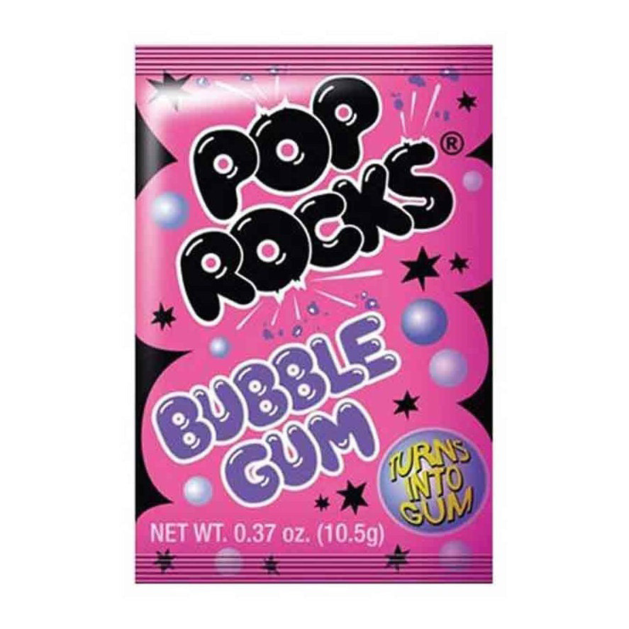 Pop Rocks Bubble Gum (Box of 24)