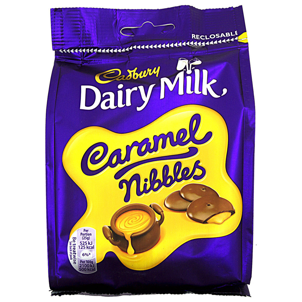 Cadbury Dairy Milk Karamell-Knabbereien (10 x 120 g)