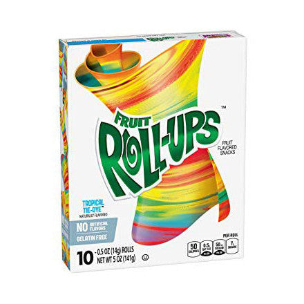 Fruit Roll-Ups Tropical Tie-Dye 10er Pack (10 x 141g)