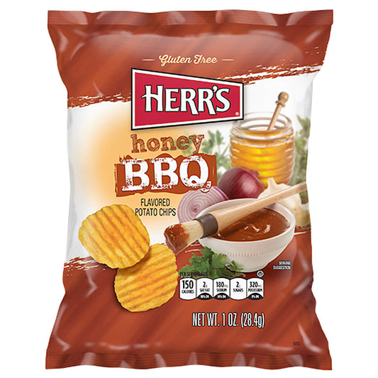 Herr's Kartoffelchips Honey BBQ (42 x 28g)