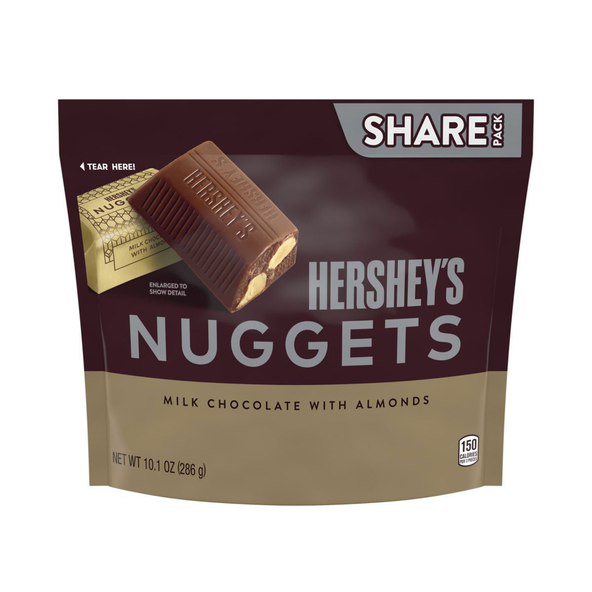 Hershey's Nuggets Milchschokolade mit Mandeln Share Pack (8 x 286 g)