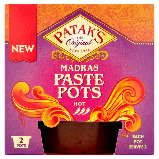 Patak's Madras-Paste-Töpfe (8 x 140 g)