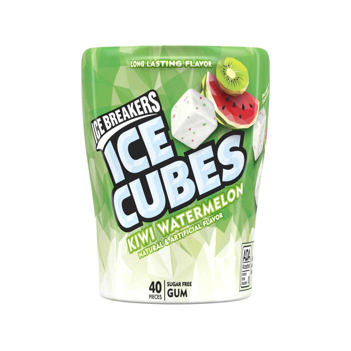 Ice Breakers Kaugummi-Eiswürfel Kiwi-Wassermelone (6 x 92 g)