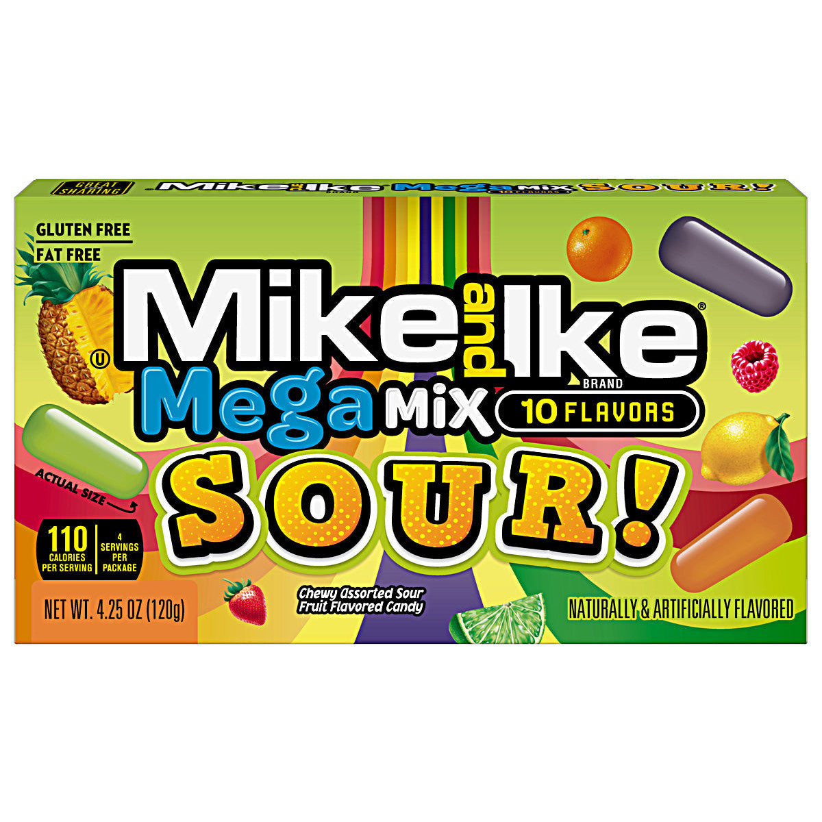 Mike und Ike Mega Mix Sour (12 x 120g)