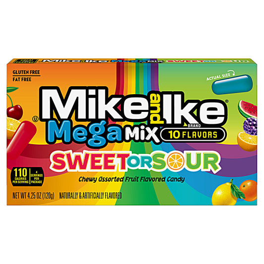 Mike und Ike Mega Mix süß oder sauer (12 x 120 g)