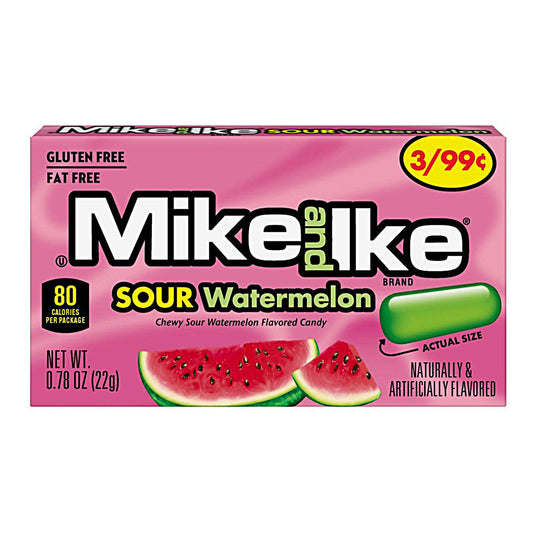 Mike und Ike Saure Wassermelone (24 x 22 g)