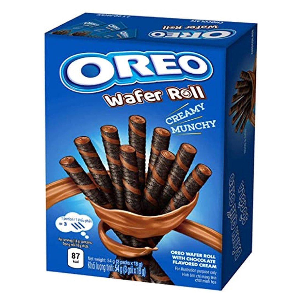 Oreo Waffelröllchen Schokolade (20 x 54g)