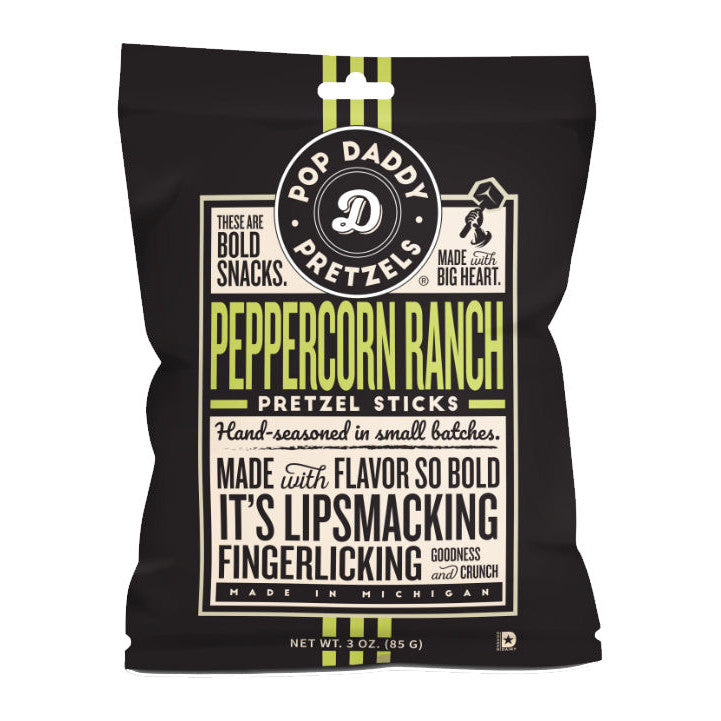 Pop Daddy Pretzels Peppercorn Ranch