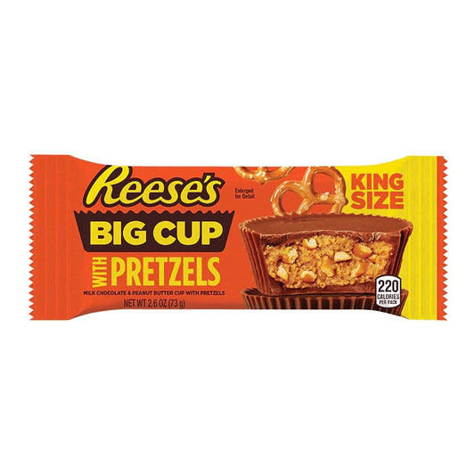 Reese's Peanut Butter Big Cup mit Brezeln King Size (16 x 74 g)