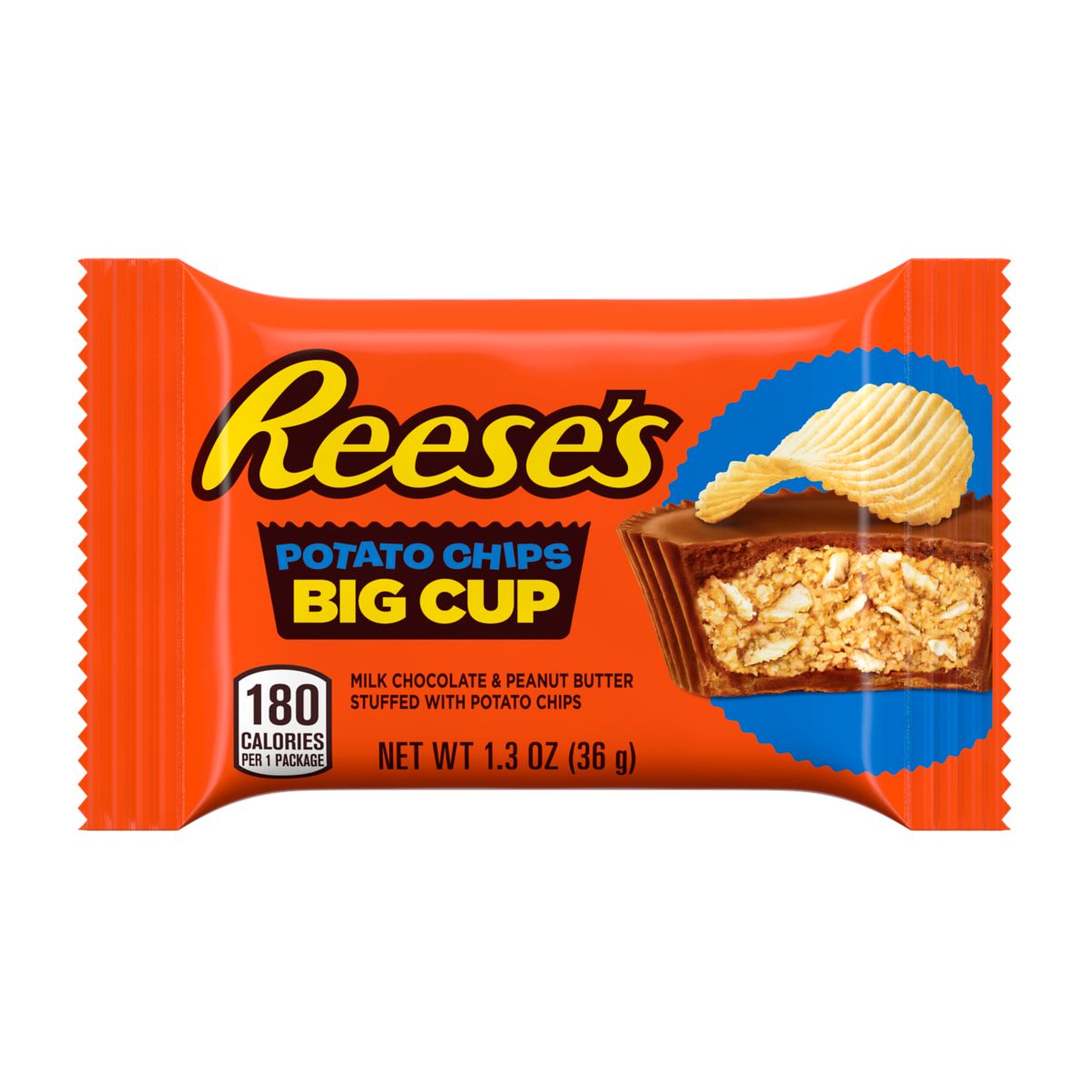 Reese's Peanut Butter Big Cup Kartoffelchips (16 x 37 g)