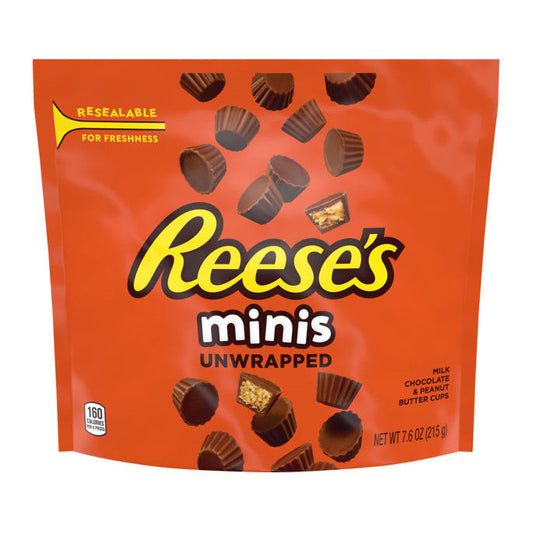 Reese's Minis Erdnussbutterbecher unverpackt (8 x 215 g)