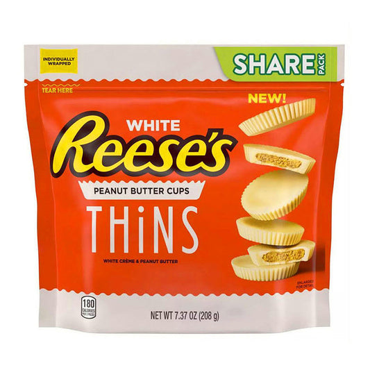 Reese's Peanut Butter Cups Thins White (8 x 208 g)