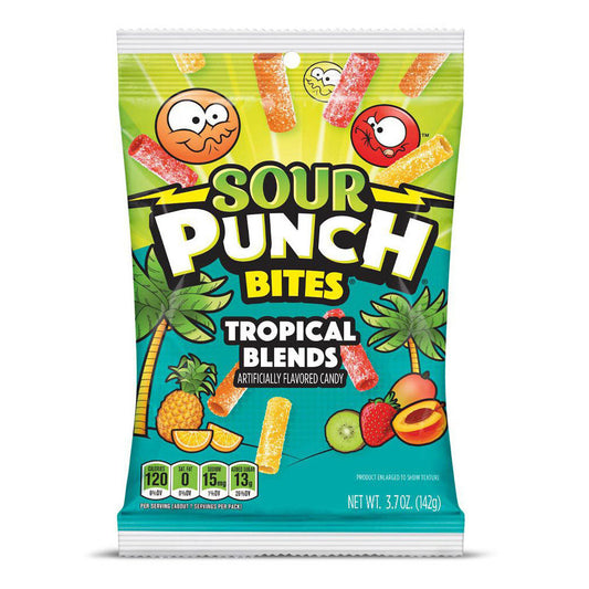 Sour Punch Bites Tropical Blends (12 x 142 g)