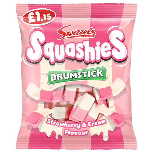 Squashies Erdbeere &amp; Sahne PMP 1,15 £ (12 x 120 g)