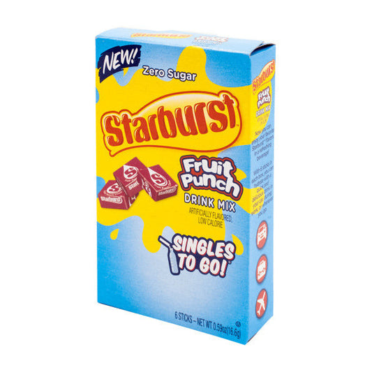 Starburst-Singles zum Mitnehmen! Fruchtpunsch (12 x 17g)