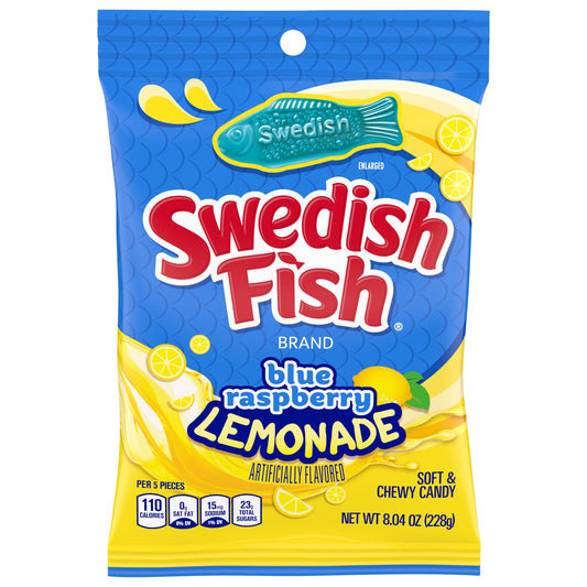 Schwedische Fisch-Blau-Himbeer-Limonade (12 x 228 g)