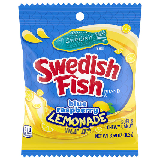 Schwedische Fisch-Blau-Himbeer-Limonade (12 x 102 g)