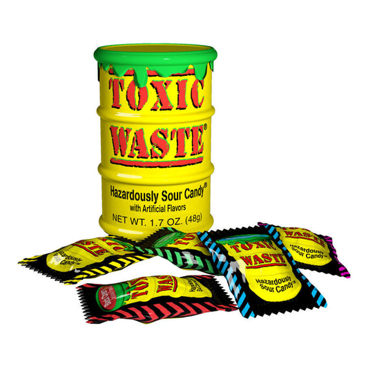 Toxic Waste Sour Candy Drum Gelb (12 x 42g)