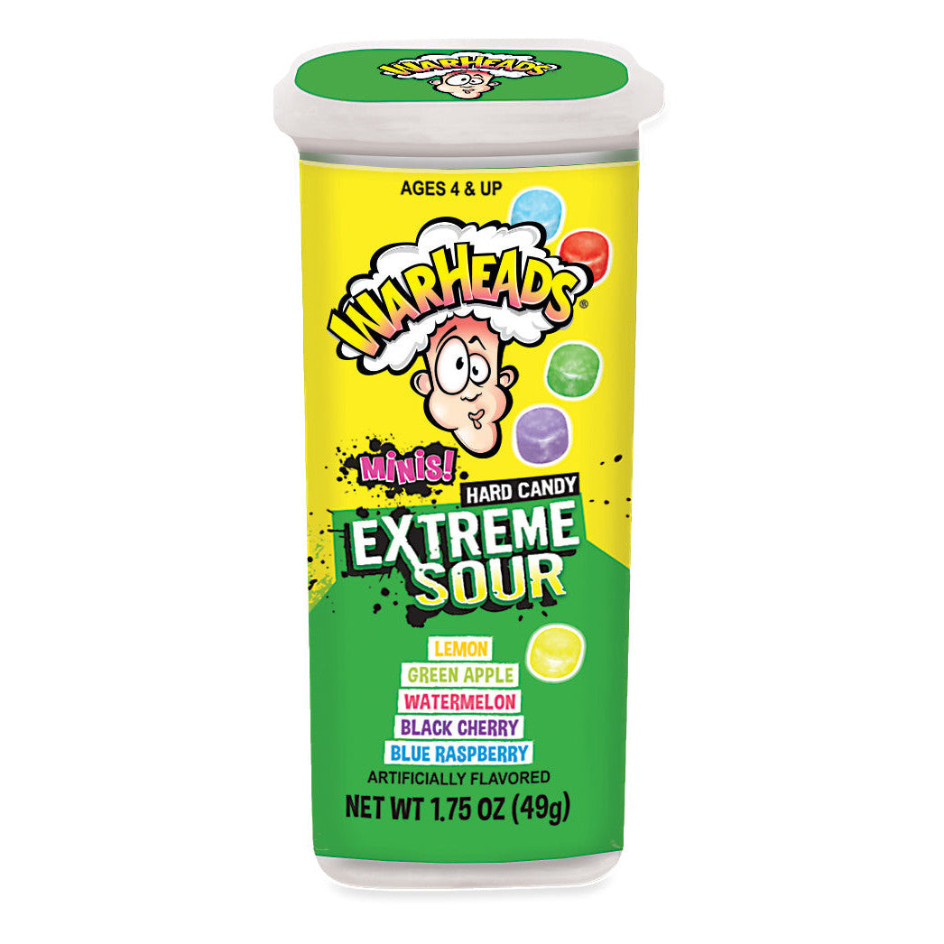 Warheads Extreme Sour Hard Candy Minis (18 x 49 g)